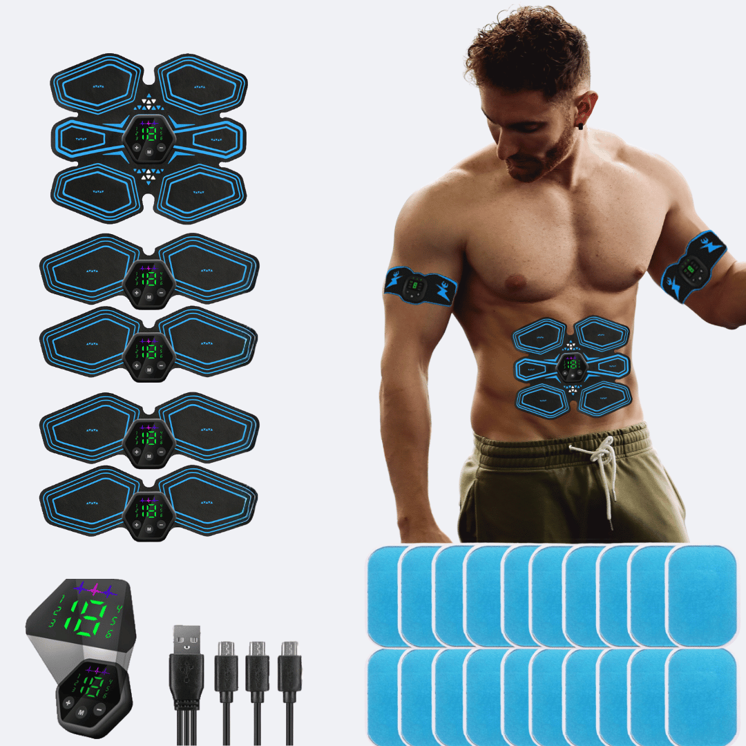 Professional Abs & Arms EMS Muscle Machine with Gel Pads - main product photo