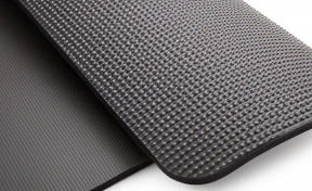 Close-up of the mat surface texture contrast
