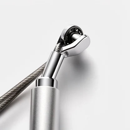 Close-up of the ball-bearing swivel mechanism