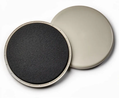 Pair of dual-sided core sliders on a plain background