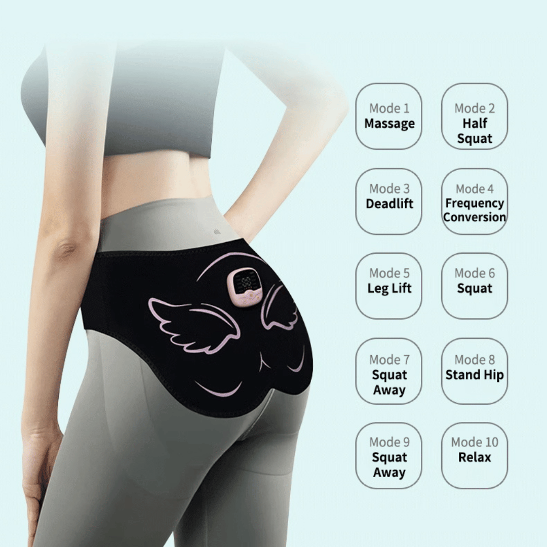 EMS Hip & Glute Stimulator — Remote Control, 10 Modes, 30 Levels - product photo 4